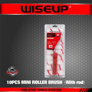 SET DE MINI  RODILLOS CON  MANGO 10PZ