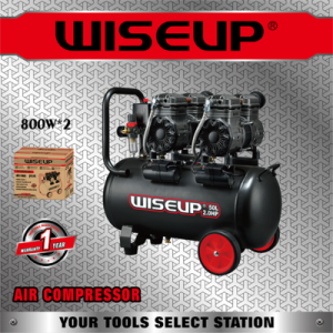 COMPRESOR DE AIRE 800W (2.0HP / 50L) silenciosa