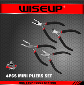 SET DE 4  MINI ALICATES  PROFESIONALES