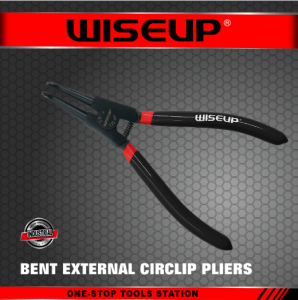 ALICATE DE PINZA  CURVA (90º) PARA  SEGURO INTERNO 7"