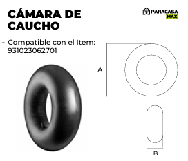 CÁMARA DE  CAUCHO