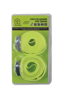 CINTA DE AMARRE  CON TENSOR 25MM X 2.5MTS (2 UDS)